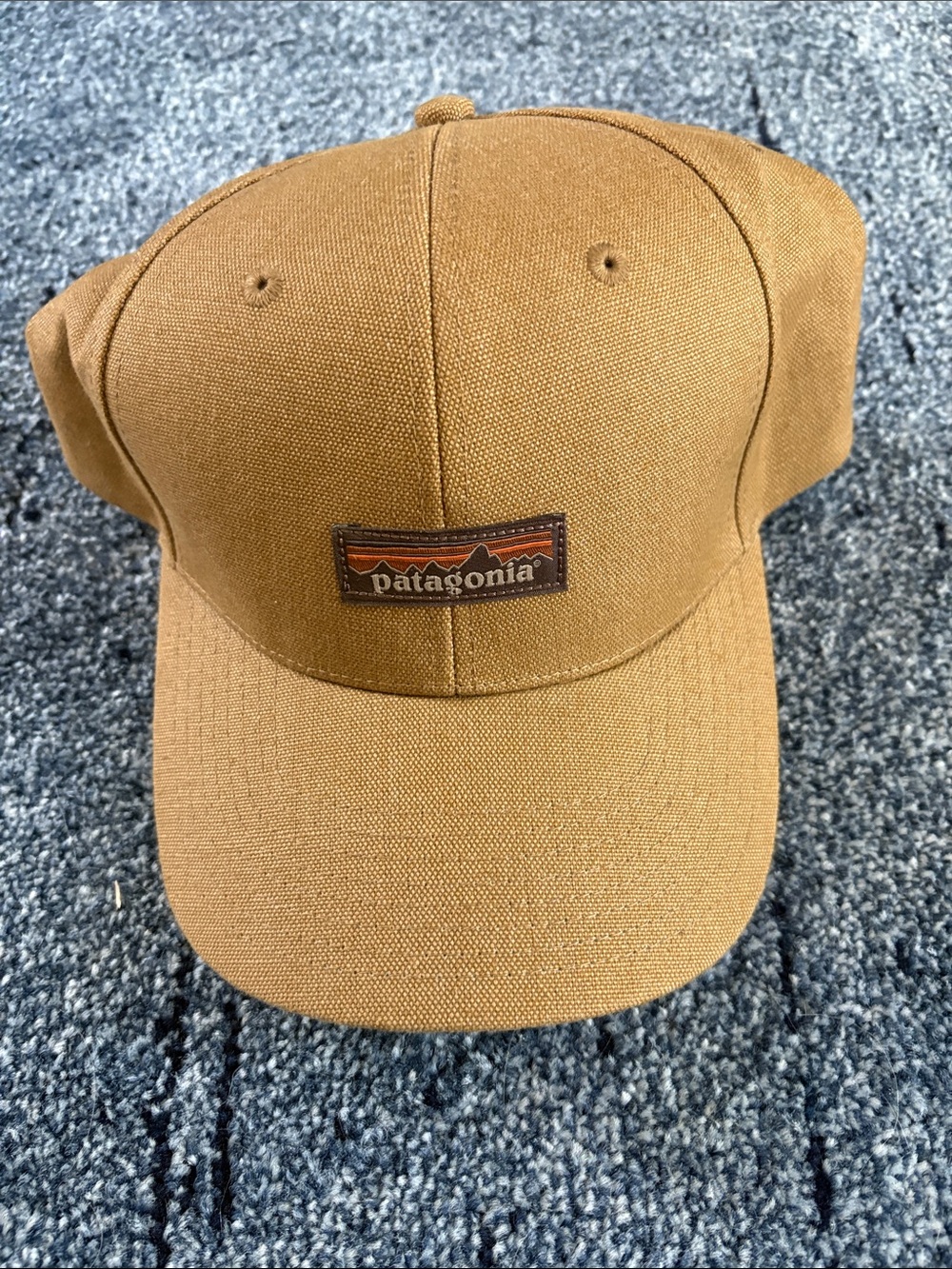 Patagonia Tan Canvas Logo Cap-LIKE NEW